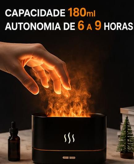VolcanoRelax Smart LED™ | Difusor Vulcânico RGB Premium