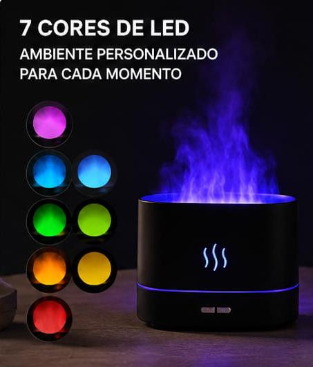 VolcanoRelax Smart LED™ | Difusor Vulcânico RGB Premium