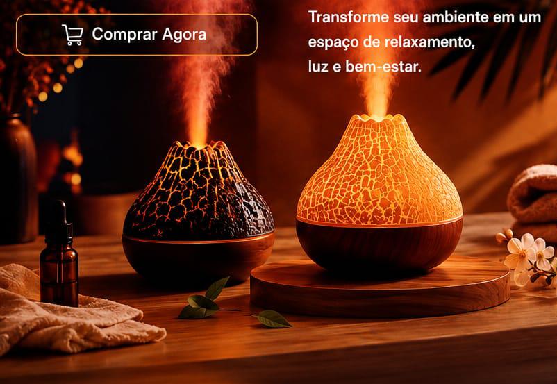 VolcanoRelax Pro™ | Difusor Vulcânico Premium